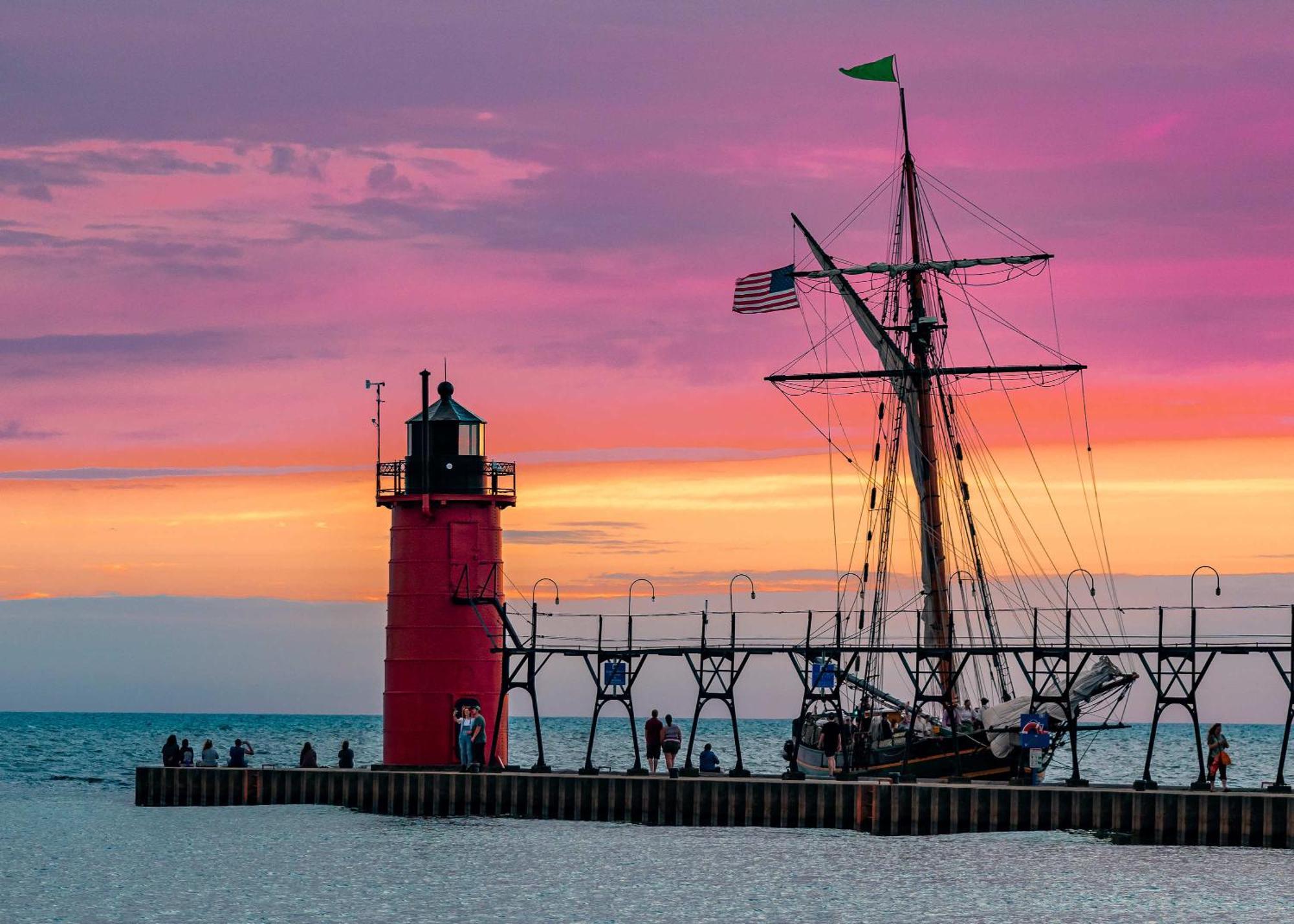 Twilight Ridge Near Downtown South Haven And Lake Exterior photo